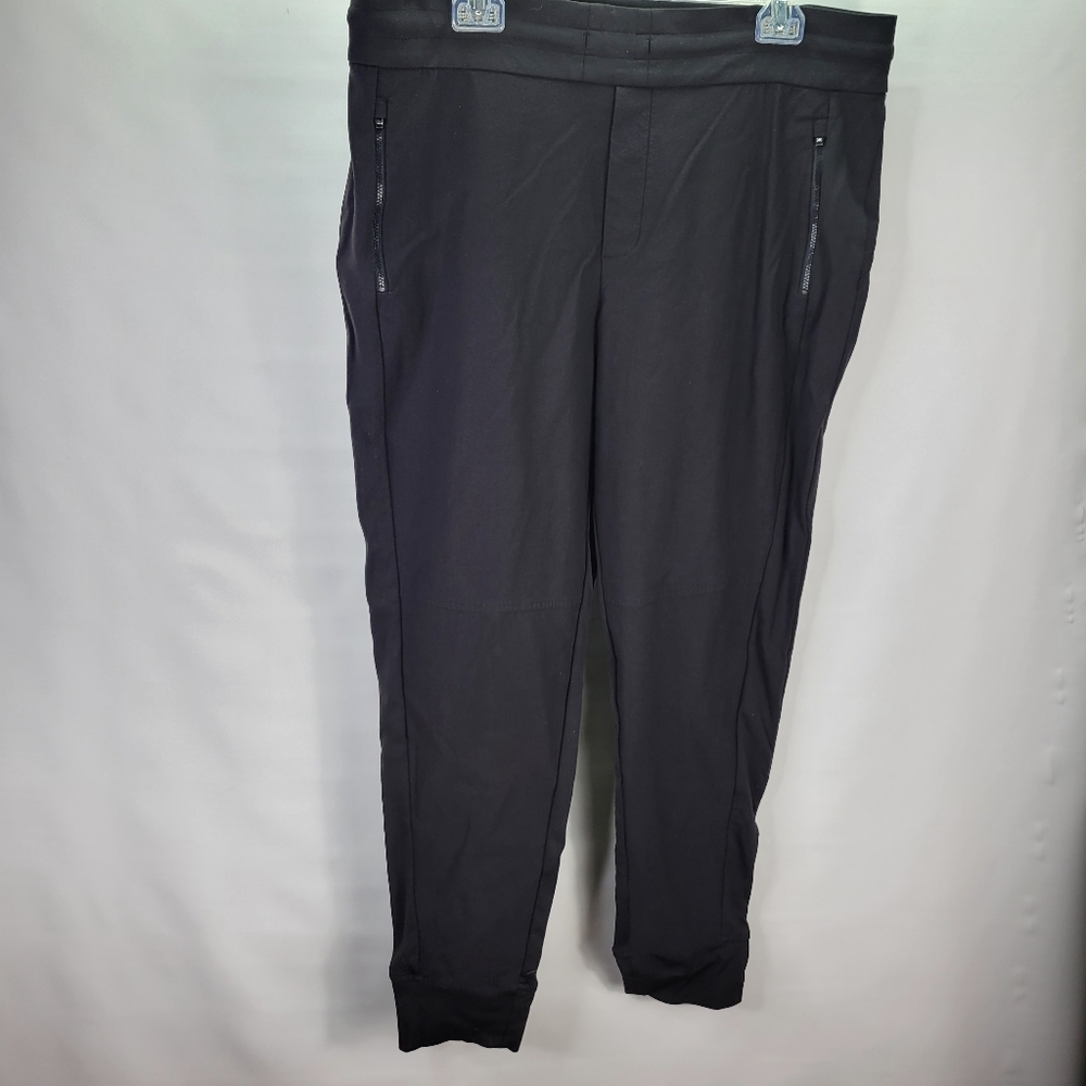 Athleta Headlands Hybrid Trek Jogger Black Missing Drawstring Size 16